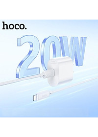 Bộ Sạc Nhanh PD 20W Cho iPhone, iPad Hoco C76Plus/CS13/C109 - Hỗ trợ sạc nhanh 0-50% Pin trong 30p - Hàng Chính Hãng
