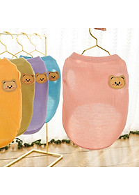 ÁO THUN BA LỖ THÔNG HƠI CHO THÚ CƯNG CHÓ MÈO