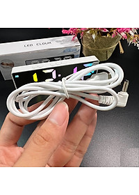 Đồng Hồ Led, Đồng Hồ Để Bàn RGB, Có Báo Thức, Hiển Thị Thời Gian, Nhiệt Độ, Có Cảm Biến Ánh Sáng Tự Động, Decor Phòng Ngủ Chill