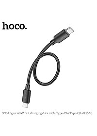 Cáp SẠc Nhanh Dành Cho Hoco X96 Type C To Type C 60W 3A Dây Dài 1M Hàng Chính Hãng