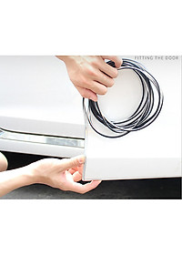 Nẹp Viền Chữ U Cánh Cửa Ô Tô Chống Va Chạm, Cách Âm (Màu Bạc)