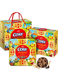 [CÓ TÚI GIẤY] Bánh quy Cosy Tết Thập cẩm bơ sữa, hộp thiếc quà Tết 390g