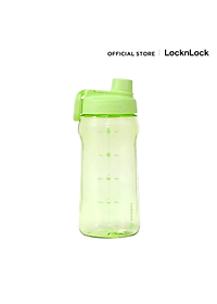 Bình nước nhựa LocknLock Active Large Bottle 1.5L màu xanh lá HAP941GRN, Hàng chính hãng, tay cầm gấp gọn - JoyMall