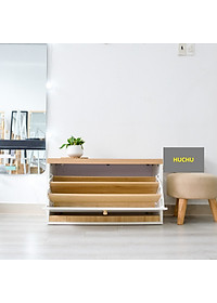 TỦ GIÀY THÔNG MINH 1S GỖ MDF HUCHU để giày tiện lợi cánh lật thông minh