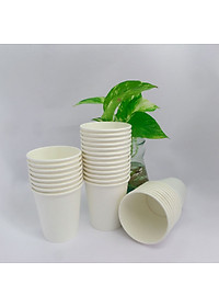 Ly giấy 6.5oz~192ml - Lốc 50 ly giấy trơn 