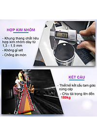 Thang Nhôm Rút Đa Năng 3m2 NKT-AI32E - Hàng Chính Hãng NIKITA - Công Nghệ Tiên Tiến Nhật Bản - Tiêu Chuẩn Châu Âu