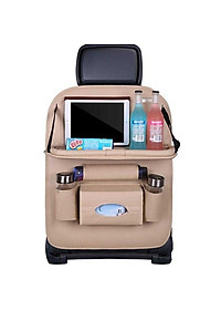 Túi Treo Đồ Sau Ghế Ô tô Bằng Da Cao Cấp - Có Bàn Để Đồ Chắc Chắn, Tiện Dụng