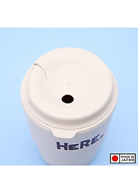 Cốc giữ nhiệt Here Inomata 320m có nắp xoay để đậy kín giữ nhiệt & đảm bảo an toàn vệ sinh - Hàng nội địa Nhật Bản |#Made in Japan|