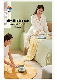Máy hút bụi giường nệm Bear CMY-B03M1 diệt khuẩn UV-C, công nghệ khí nóng làm khô và kết hợp tinh dầu thơm, hàng chính hãng