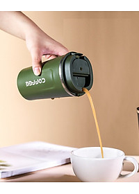 Ly Giữ Nhiệt COFFEE Inox 304 Dung Tích 510ml Cao Cấp Kiểu Dáng Hàn Quốc Cầm Tay Sang Trọng - Chính Hãng 