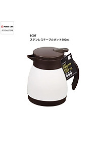 Bình giữ nhiệt Inox Pearl Metal màu trắng kem - Nội địa Nhật Bản