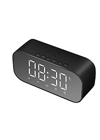 Loa Bluetooth Mini Cao Cấp S5 Hỗ Trợ USB Kiêm Đồng Hồ Báo Thức Và Gương Soi Tiện Lợi + Tặng Tai Nghe Nhét Tai