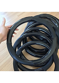 Bọc vô lăng xe Mitsubishi Xpander chất liệu da bọc vân Cacbon cao cấp