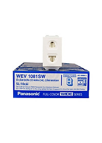 Ổ cắm đơn Panasonic WEV-1081SW dòng Wide - Hàng chính hãng
