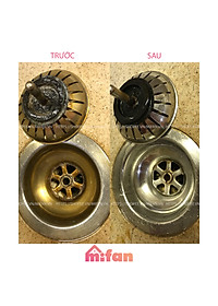 Làm Sạch Sen, Vòi Inox, Tường Sàn Gạch Nhà Tắm SMART TC - Tẩy Cặn Canxi, Vết Nước Cứng, Vết Bẩn Lâu Ngày - Tặng kèm chổi lông - MIFAN Phân Phối Chính Hãng