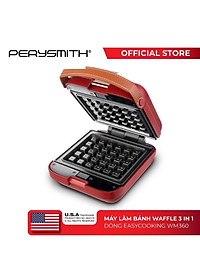 Máy Làm Bánh Waffle 3 Trong 1 Perysmith Wm360 - Hàng Chính Hãng - Link Mua