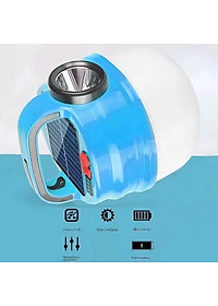Bóng Đèn Tích Điện Hb-V80 80W Siêu Sáng Có Móc Treo Tiện Lợi Tích Hợp Đèn Pin Có Sạc Năng Lượng Mặt Trời