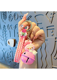 Móc khóa chuông Sanrio hoạt hình kiểu dáng dễ thương, dùng làm quà tắng, trang trí - MK8029