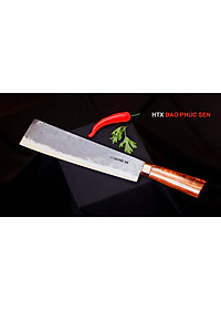 Dao Phúc Sen Dao Tông Chặt Gà Cán Cẩm Khâu Đồng Đỏ G07DD