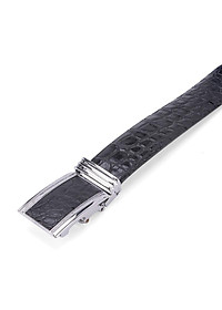 Dây nịt nam da cá sấu Huy Hoàng gai bụng 3,5P màu đen, nâu đất, vàng bò, nâu đỏ HT4201-02-03-40