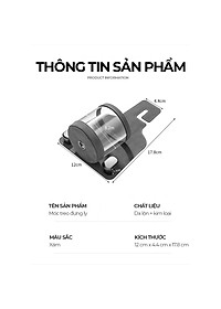 Móc Treo Đa Năng Có Hộc Đựng Ly Trên Ô Tô CIND BO-L021 Bằng Kim Loại Bọc Da Lộn Màu Xám Sang Trọng Cho Nội Thất Xe - Nhập Khẩu Chính Hãng
