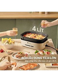 Nồi lẩu nướng đa năng Elmich MCE-3909OL (1250-1500W) - Hàng chính hãng