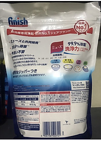 Combo Bột Rửa Bát Finish Nhật 2,2kg + Bóng Finish 400ml + Muối Finish 1,2kg