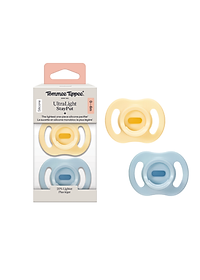 Ty ngậm silicon siêu nhẹ cho bé Tommee Tippee Ultra Light 0-6 tháng (vỉ đôi)