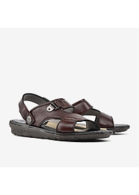 Giày Sandal nam Đông Hải quai ngang chất liệu da bò cao cấp đế  cao su chắc chắn - S1110