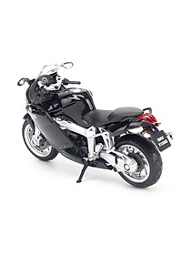 Mô hình xe mô tô BMW K1200S 1:18 Welly Black- 12829PW