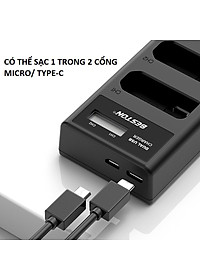 Bộ Pin EN-EL14 1500mAh + Sạc Beston Dùng Cho Máy Ảnh Nikon D3100 D3200 D3300 D3400 D5100 D5200 D5300 D5500 D5600 P7000 - hàng nhập khẩu