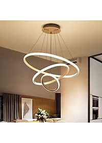 Đèn thả MONSKY ADELE 3 vòng 3 chế độ màu ánh sáng có điều khiển từ xa tiện dụng 20-40-60cm