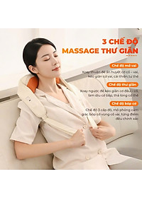 Máy Massage Cổ Vai Gáy Y3 Plus, Chườm Ấm 45°C, 16 Điểm Tiếp Xúc Silicon, Massage Đa Vị Trí