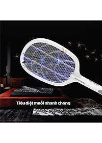 Vợt muỗi thông minh 3in1 SUNHOUSE SHE-PRO11.W