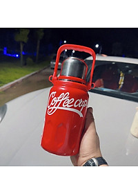 Bình Giữ Nhiệt Coffe Cup Dung Tích 1200ml 800Ml. Bình Đựng Nước Bằng Chất Liệu Inox 316 Cao Cấp
