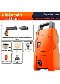 Máy Xịt Rửa Xe Cao Áp Rửa Xe Bọt Tuyết YILI 220V 1400W 90Bar Nhỏ Gọn Mạnh Mẽ Máy Rửa Xe Gia Đình