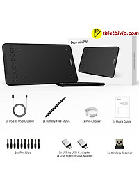 Bảng Vẽ Điện Tử XP-PEN Deco Mini7W Android Wireless Hỗ Trợ Cảm Ứng Nghiêng - Hàng Chính Hãng