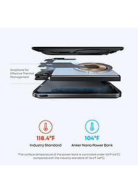 Sạc dự phòng Anker MagGo Nano Power Bank Card-Like Slim Magnetic 1C 15W 5000mAh A1665 - Hàng chính hãng