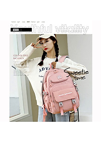 Balo thời trang phong cách Hàn Quốc dày dặn chống thấm nước dùng cho đi học, đi chơi - BEE GEE – BLTT1014