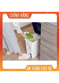 Thùng rác đạp chữ nhật Inochi 20L (tiêu chuẩn Nhật Bản)