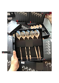 SET 5 MUỖNG INOX HÀNG NỘI ĐỊA ĐỨC CÓ HỘP ĐỰNG ĐI KÈM SANG TRỌNG