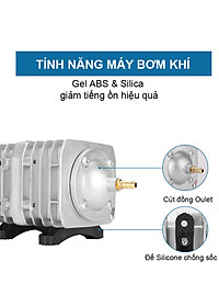 Máy sục sủi thổi khí oxy hồ bể cá cảnh 25W - 45L/P chất lượng cao,công suất mạnh, tiết kiệm điện