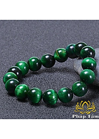 Vòng Tay Đá Mắt Hổ Xanh Lục Cao Cấp Hạng A - Tâm Phong Thủy