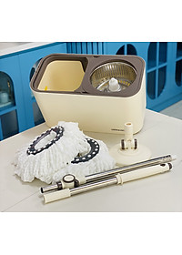 Bộ Cây Lau Nhà Huyền Thoại Xoay Tay Lock&Lock ETM440 - Hàng Chính Hãng