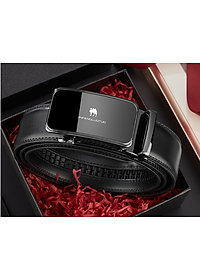 Thắt lưng nam da bò nguyên chất mặt khóa tự động hợp kim cao cấp