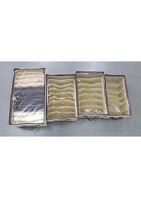 Hộp vải đựng quần áo chia 11 ngăn đựng đồ đa năng dododios áo thun quần jean áo len có tag gắn tên hộp