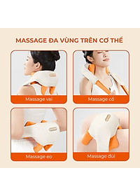 Máy massage cổ vai gáy chuyên sâu,máy massage cổ mô phỏng kỹ thuật massage số 8 giúp giảm đau nhức mỏi, trị liệu,xoa bóp