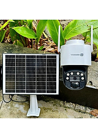 Camera Yoosee dùng sim 4G Kèm Tấm Pin năng lượng, Xoay 360 Độ- Đàm Thoại 2 Chiều- Báo Động YS18-4G - Hàng nhập khẩu