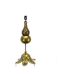 Chuông gió hồ lô phong thủy biểu tượng sự an lành, sức khỏe trường thọ