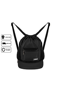 Balo dây rút thể thao đen Xbags Wisdom Xb 6004, Chất liệu chống thấm nước hiệu quả